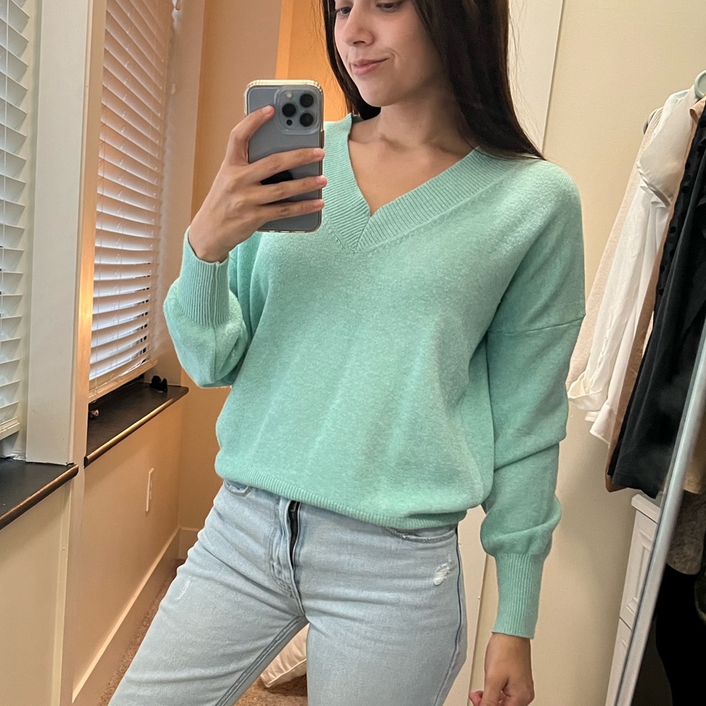 Blue sweater